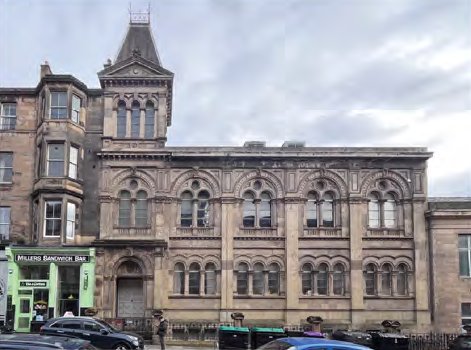 The former Hope Park & Buccleuch Congregational Church on Hope Park Terrace